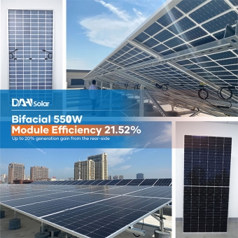 DHM-72X10/BF-520~550W Bifacial Mono High Efficiency Solar Panels 