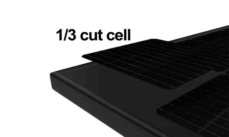 1/3 cut low current pv module