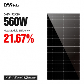 DHM-72X10 525~560W Mono Solar Panels 